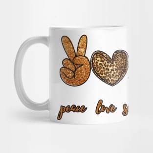 Peace love sunflower Mug